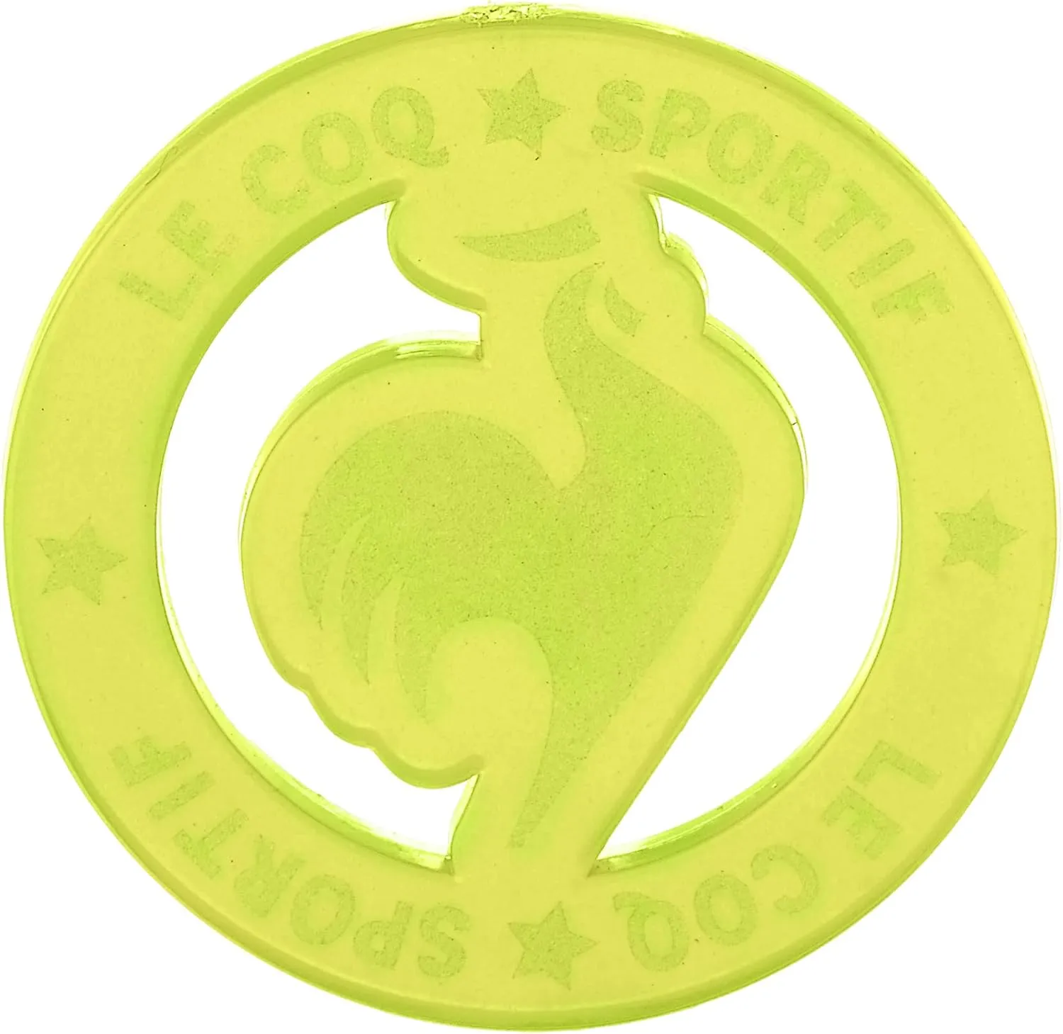 Le Coq Sportif QQCVJX52 LM00 Coin Marker, Cute, Chicken, Gift, Golf, Women's, Lime