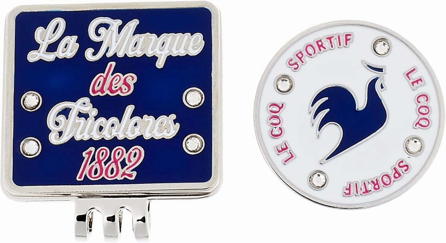 Le Coq Sportif QQCVJX50 Women's Marker Clip, Cute, Golf BL00 (Blue)