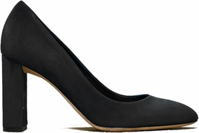 LEHOOR Women Chunky Block High Heel Pumps Shoes Pointed Closed Toe Slip On 3" Heels Dress Sandals Suede Crocodile Patent Leather Work Shoe Office Ladies Formal Dressy Wedding Party Retro 4-11 M US