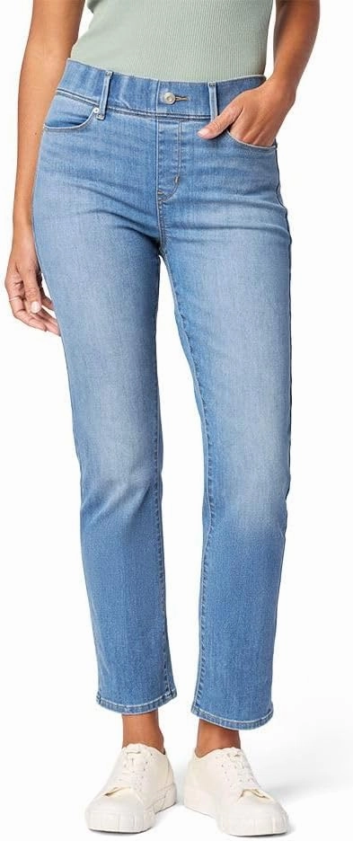 Levi Strauss Signature Gold Womens Totally Shaping Ultimate Pull-on Ankle Straight Jeans (Also Available in Plus)