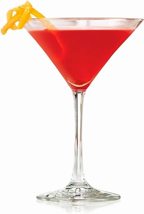 Libbey 7512 Vina Martini Glasses Set of 12, 8 Oz, Classic Long Stemmed Martini Set, Elegant Bar Glassware for Wine, Mixed Drinks, and Desserts