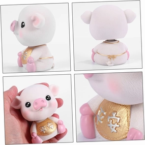LIFKOME Cute Car Bobblehead Shaking Dashboard Decor Car Ornament for Vehicle Interior