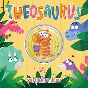 Little Hippo Books - Theosaurus- Sensory Storybook with Touch & Fidget Bead Maze
