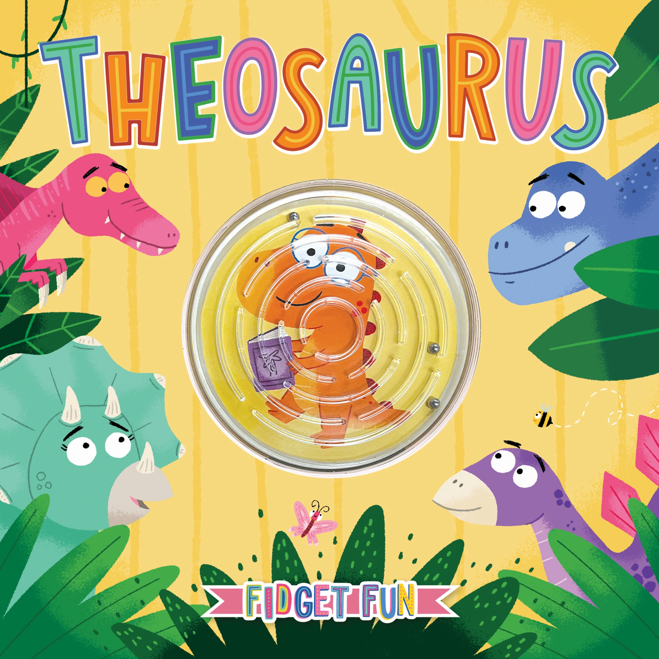 Little Hippo Books - Theosaurus- Sensory Storybook with Touch & Fidget Bead Maze