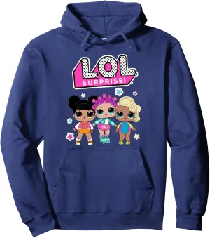 L.O.L. Surprise! Stars Roller Sk8er Hoops MVP Surfer Babe Pullover Hoodie