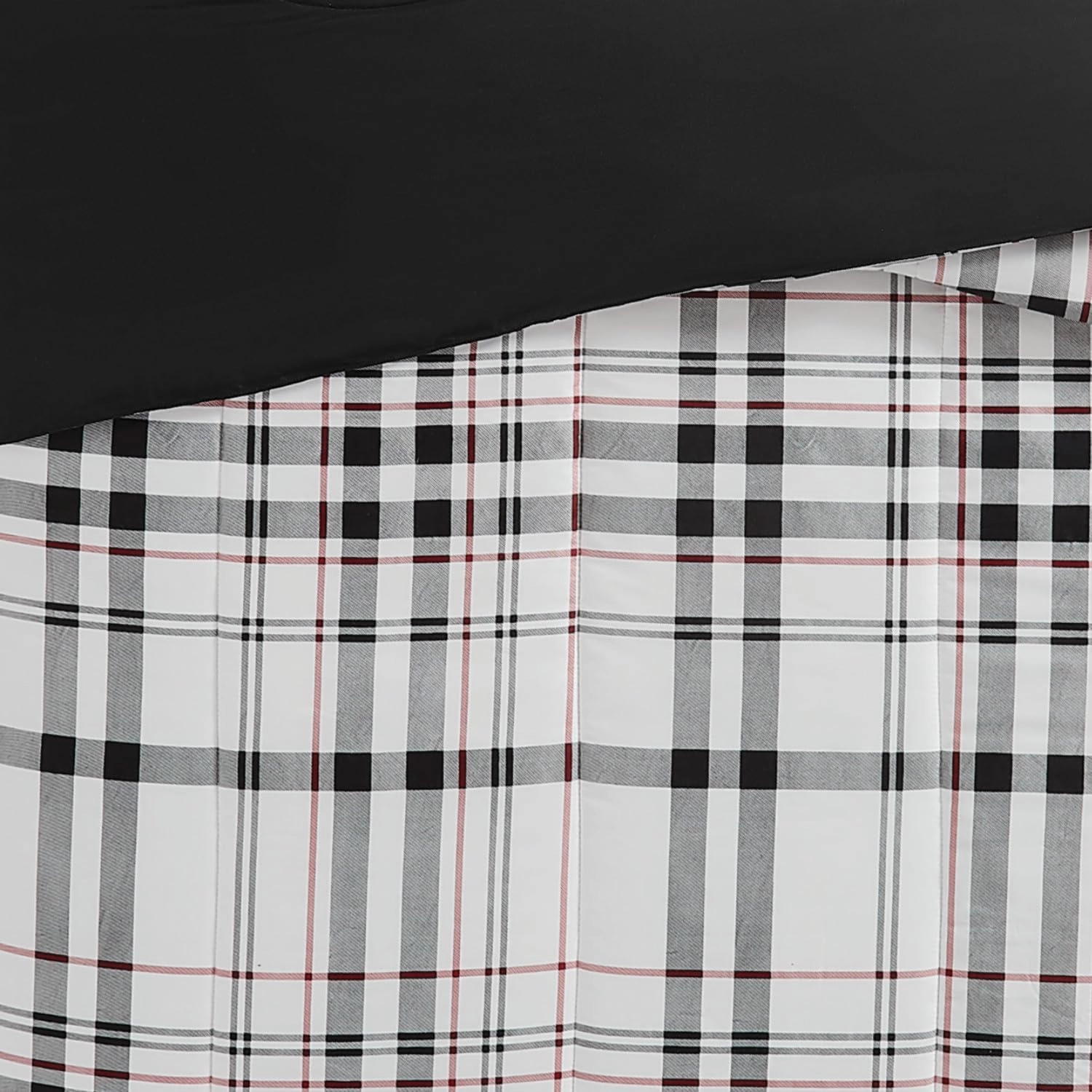 London Fog Charlotte Plaid Comforter Set Multiple Polyester 3-Piece Full/Queen Comforter Set, Plaid Themed, for Men and Women, Oeko-TEX Certified Confidence