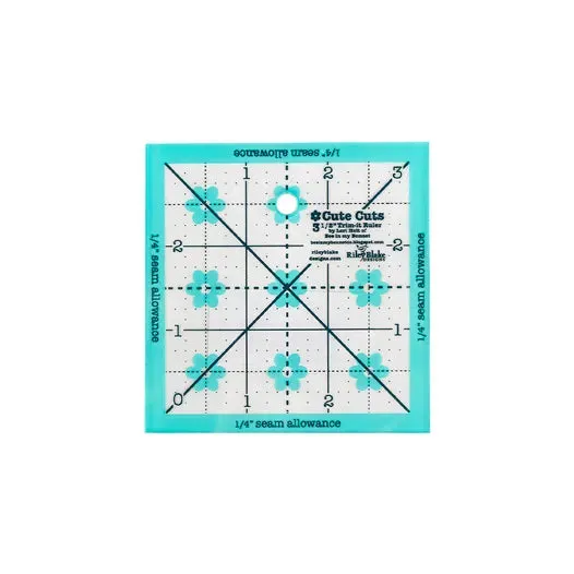 Lori Holt Cute Cuts Trim It 3.5" Square Ruler