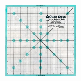 Lori Holt Cute Cuts Trim It 10.5" Square Ruler