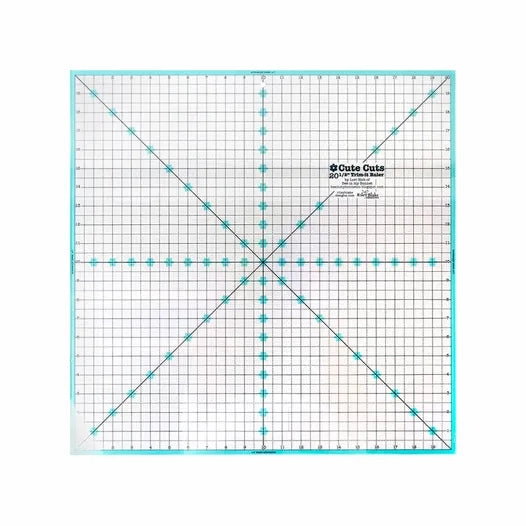 Lori Holt Cute Cuts Trim It 20.5" Square Ruler