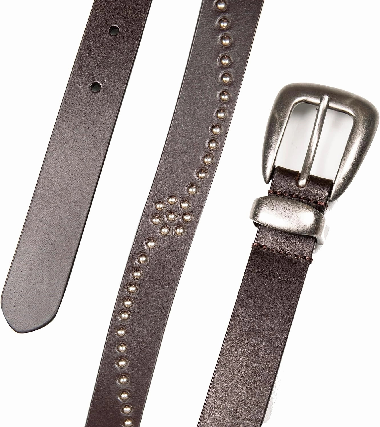 Lucky Brand Women's Western-Inspired Leather Belt | Classic | American Heritage | Casual | Vintage | Cowboy