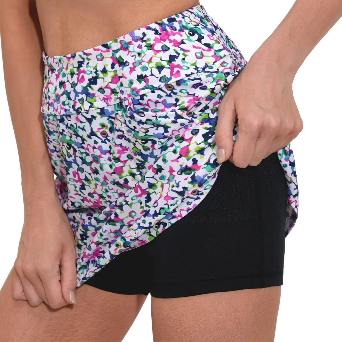 M MOTEEPI 16" Golf Skirt for Women Tennis Skirt with 4 Pockets High Waisted Athletic Skorts Skirts