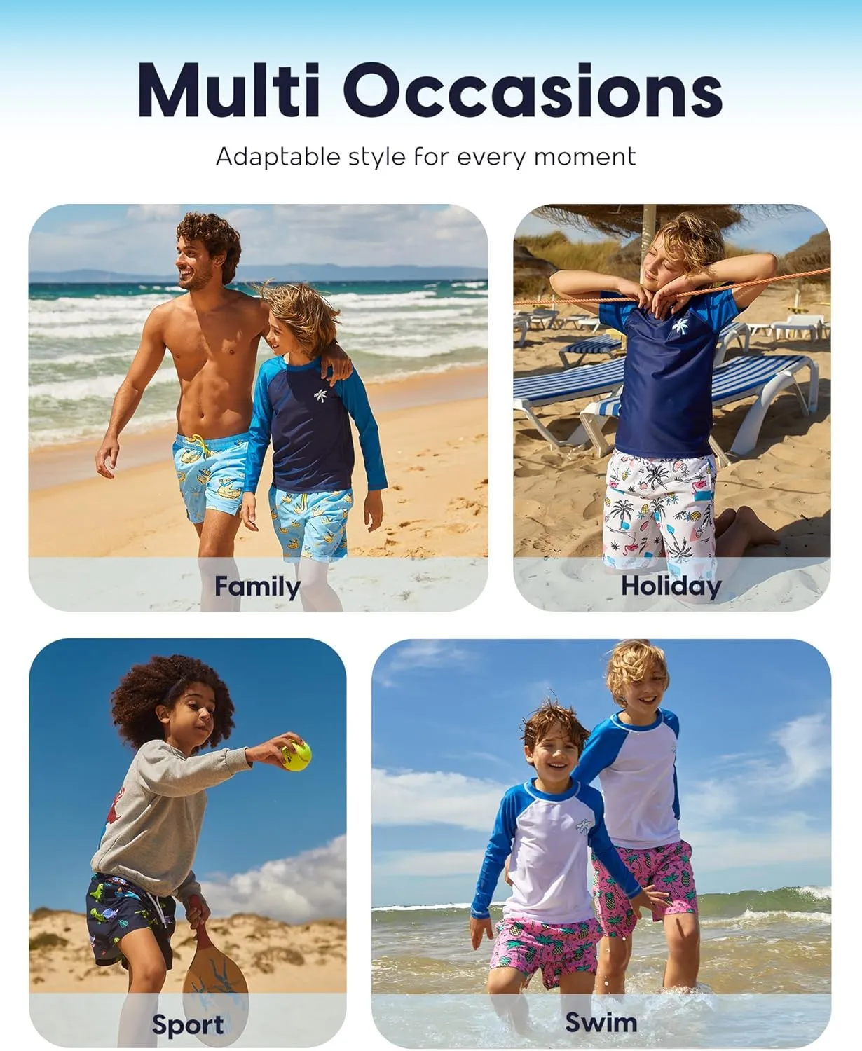 maamgic Swim Trunks Boys Toddler Bathing Suits for Kids Swimwear Baby Boy Swimsuit Boys Swim Shorts