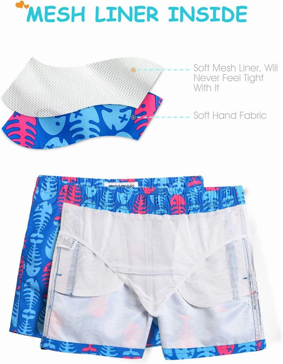 maamgic Boys Swim Trunks Toddler Swim Shorts Little Boys Bathing Suit Swimsuit Toddler Boy Swimwear