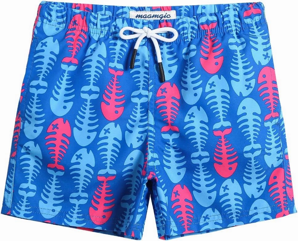 maamgic Boys Swim Trunks Toddler Swim Shorts Little Boys Bathing Suit Swimsuit Toddler Boy Swimwear