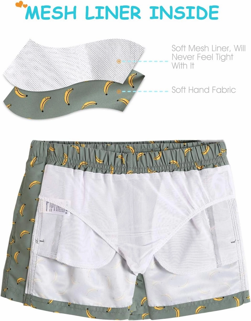 maamgic Boys Swim Trunks Toddler Swim Shorts Little Boys Bathing Suit Swimsuit Toddler Boy Swimwear