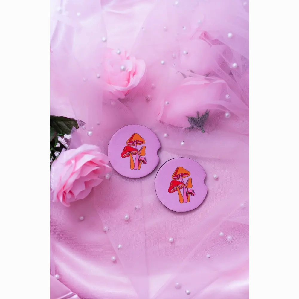 Magic Mushroom Car Coasters