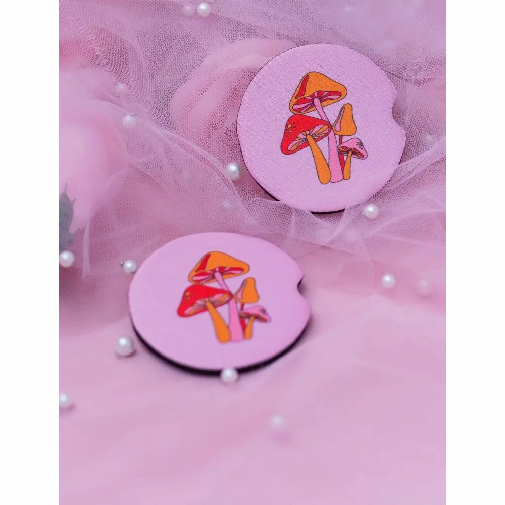 Magic Mushroom Car Coasters