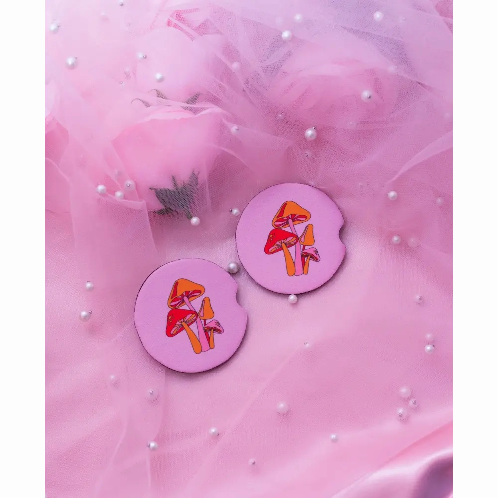 Magic Mushroom Car Coasters