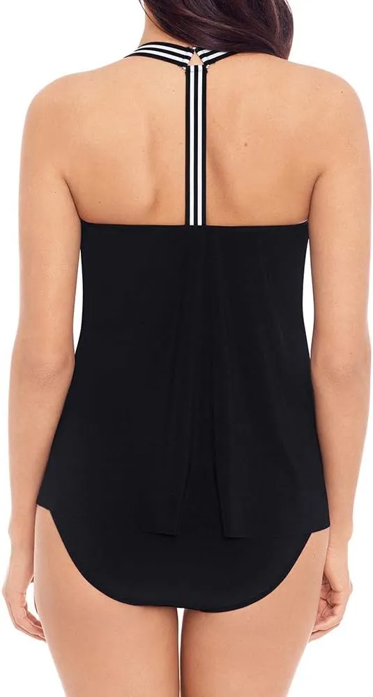 MagicSuit Women's Swimwear Star Studded Carly Racerback Soft Cup Tankini Top