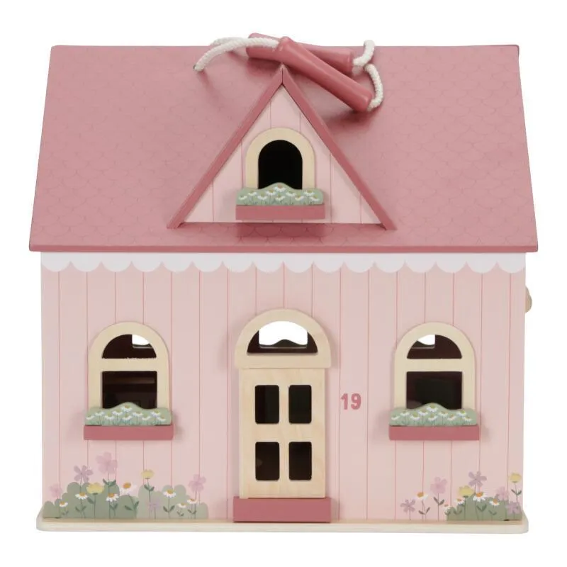 Maison de poupée en bois portable FSC - Little Dutch