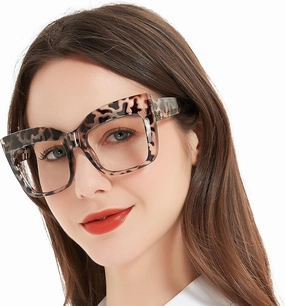 MARE AZZURO Oversized Reading Glasses Women Large Square Readers 1.0 1.25 1.5 1.75 2.0 2.25 2.5 2.75 3.0 3.5 4.0 5.0 6.0