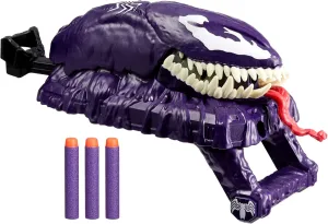 Marvel Spider-Man VenomVersus Marvel’s Venom Strike Blaster, NERF Spider-Man Toy, Super Hero Toys for Kids Ages 5 