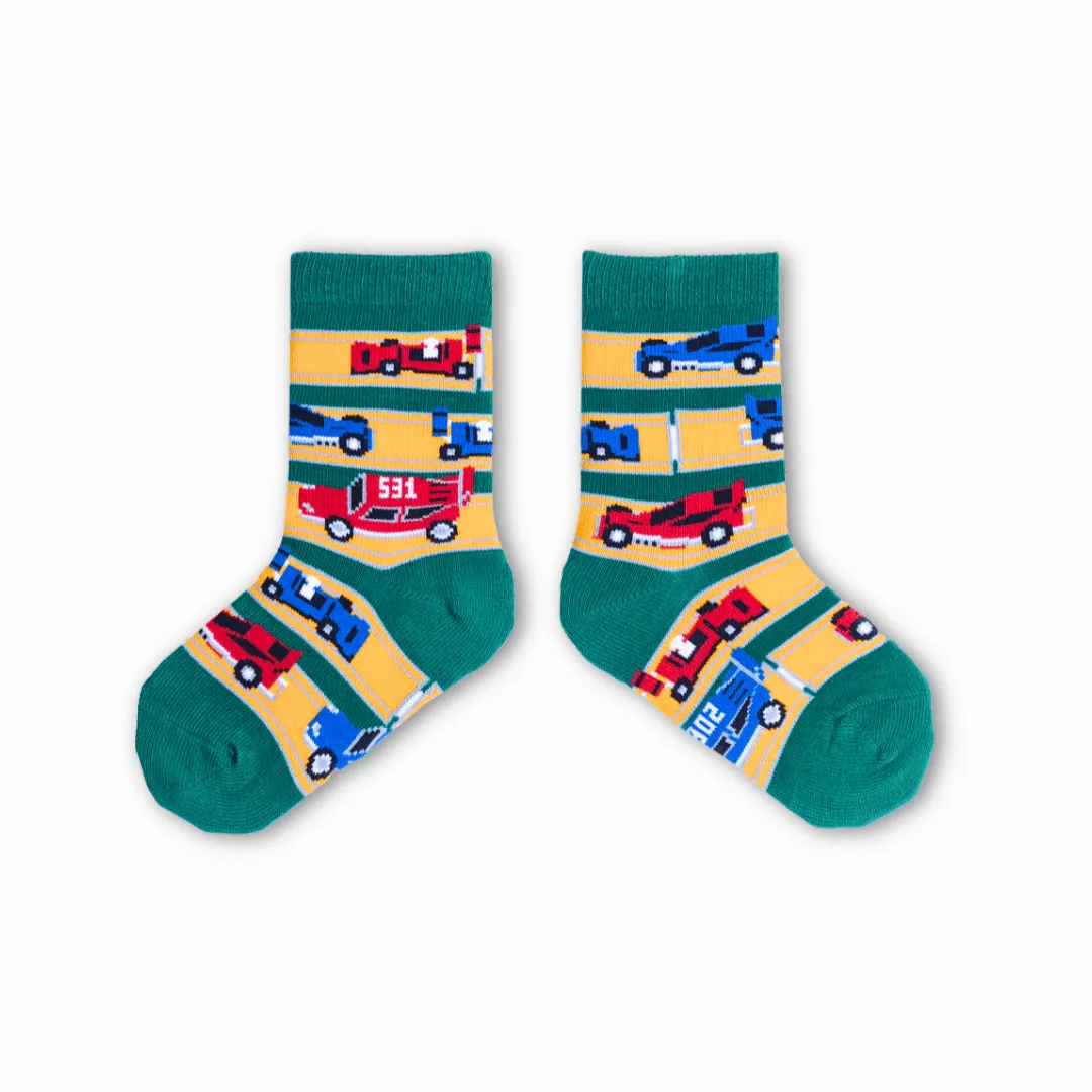 Matchbox Racer Socks (Kids 2-4yrs)