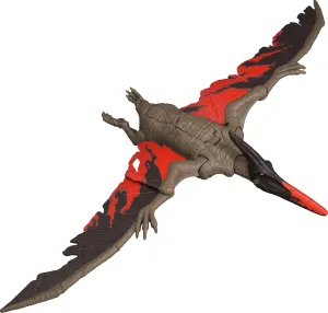 Mattel Jurassic World Dinosaur Toys with Roar Sound & Attack Action, Wild Roar Posable Figure, Physical & Connected Digital Play