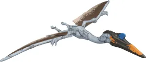 Mattel Jurassic World Dominion Massive Action Dinosaur Figure, Quetzalcoatlus Dino Toy with Attack Motion, Plus Downloadable App & AR