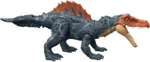 Mattel Jurassic World Dominion Massive Action Dinosaur Figure, Siamosaurus Dino Toy with Attack Motion, Plus Downloadable App & AR
