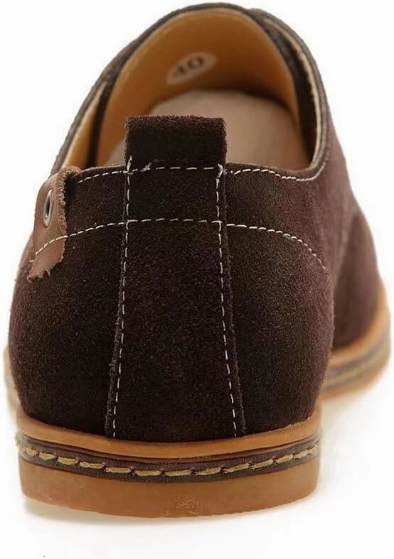 Men's Classic Leather Oxford Flat Heel Shoes