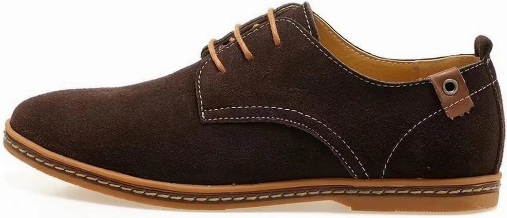 Men's Classic Leather Oxford Flat Heel Shoes