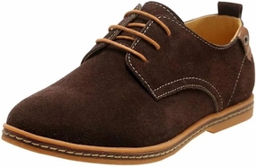 Men's Classic Leather Oxford Flat Heel Shoes