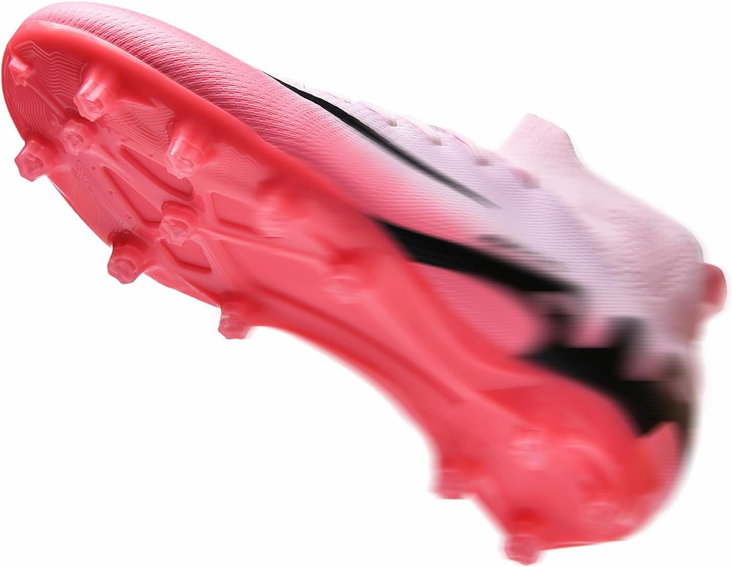 Mens High-Top Soccer Cleats Womens Turf Football Shoes Boys Girls Lightweight Youth Professional Indoor Outdoor AG Black Purple Pink