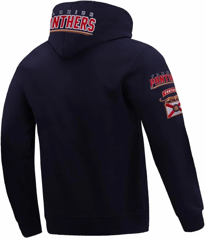 Mens NHL Classic Chenille Pull Over Hoodie
