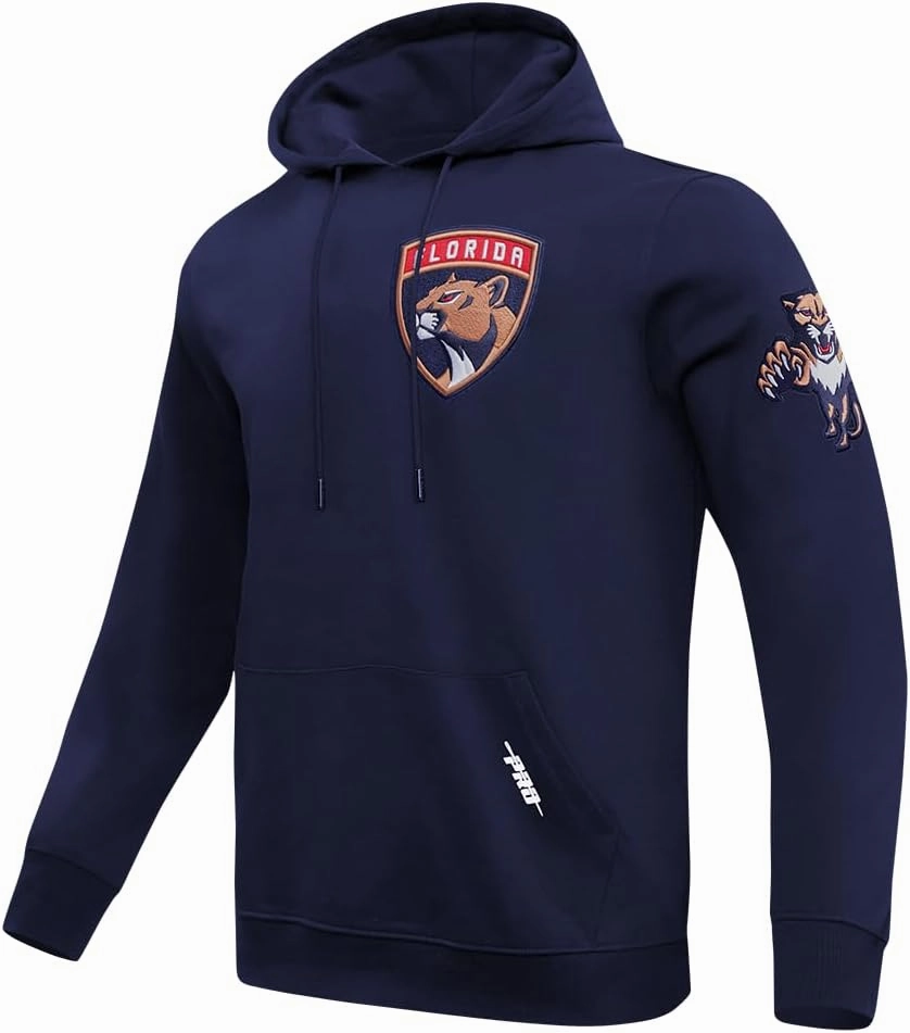 Mens NHL Classic Chenille Pull Over Hoodie