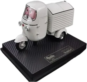 Metal Vehicles Toys 1:24 for Rollis Car Toys Small Scale Retro Cute Cartoon Model Ornaments Bedroom Decoration Home Or Office Décor