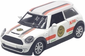 Metal Model Toy Car 1:32 for Miniature Alloy Painting 53 Racing Classic Iecast Metal Toy Vehicles Party Ornament Boy Gift CreativeGifts for Boys Lovers and Adults(White 2)