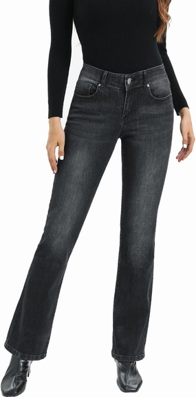 MetHera Women's Le Mel Classic Stretch Curvy Bootcut Jeans