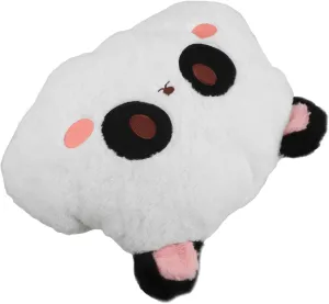 Mikinona Versatile Car Seat Pillow Plush Lumbar Support Pillow for Office Couch and Travel Panda Pattern