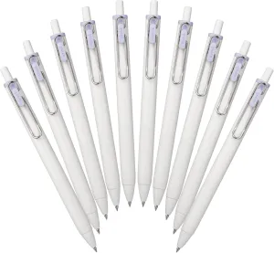 Mitsubishi Pencil Uni-Ball One Gel Ballpoint Pen, 0.38, Butterfly Pea, 10 Pieces, Hako UMNS38.81 10P