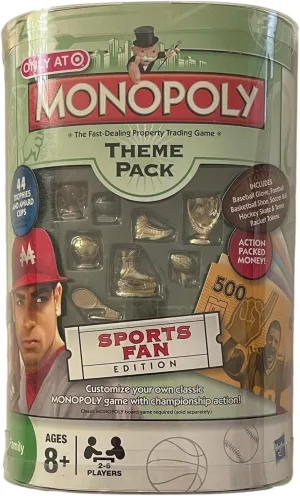Monopoly Theme Pack Sports Fan Edition