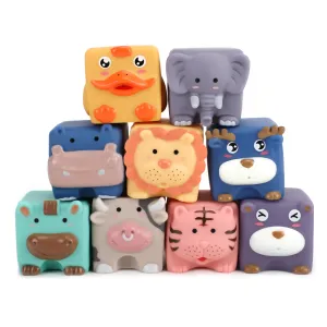 Moon -  Animal Building Blocks – Set Of 9 Pcs  - Multicolour