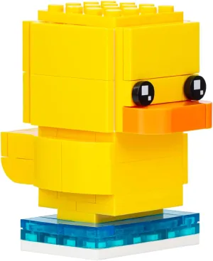 MOOXI-MOC Little Yellow Duck Brick Mini Headz Building Set,Creative Cute Building Blocks Children Kit,Gifts for Kids(94pcs)