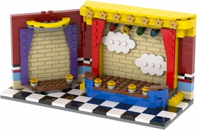MOOXI-MOC FNAF Movie Stage Building Set,Creative Cute Building Blocks Children Kits,Halloween for Kids(286pcs)