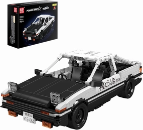 Mould King AE86 Trueno Initial D Car Pull Back Car, Race Car Building Blocks 15064 Model Car Kits Speed Champion Building Toys for Adults Kids 8 (790PCS)