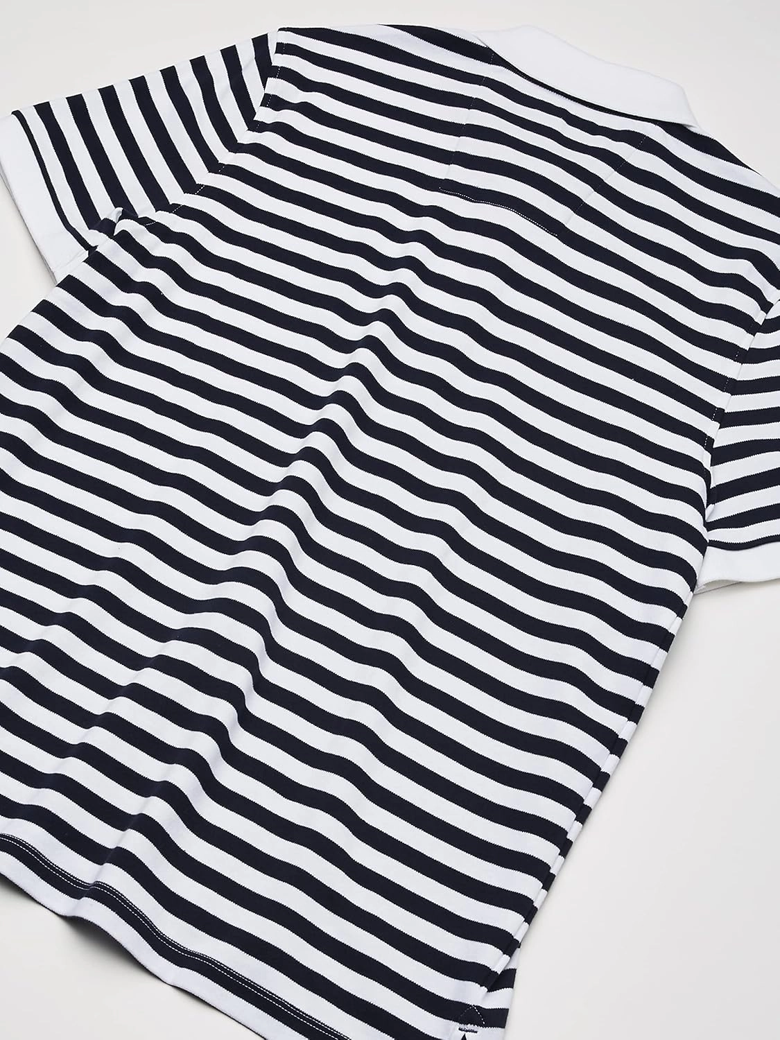 Nautica Men's Classic Fit 100% Cotton Soft Short Sleeve Stripe Polo Shirt