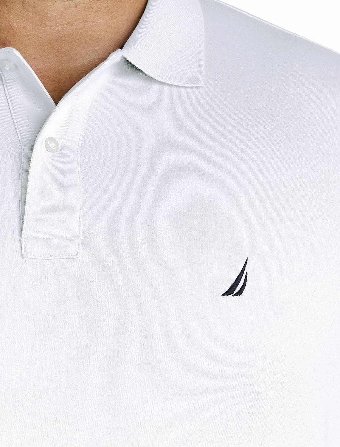 Nautica Men's Classic Fit Short Sleeve Solid Soft Cotton Polo Shirt