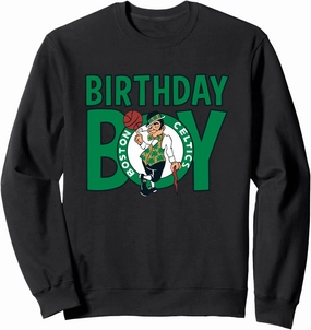 NBA Birthday Boy Vintage Retro Boston Celtics Logo Sweatshirt