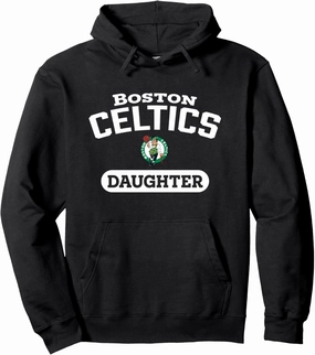 NBA Boston Celtics Daughter Arched Team Logo Pullover Hoodie